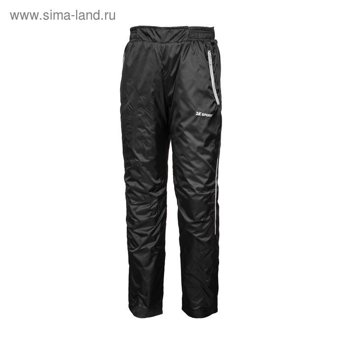 фото Утепленные брюки 2k sport futuro, black, xs 2к