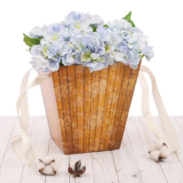 Коробка трапеция «Дерево», микрогофра, 23,6 х 24,5 х 15 см