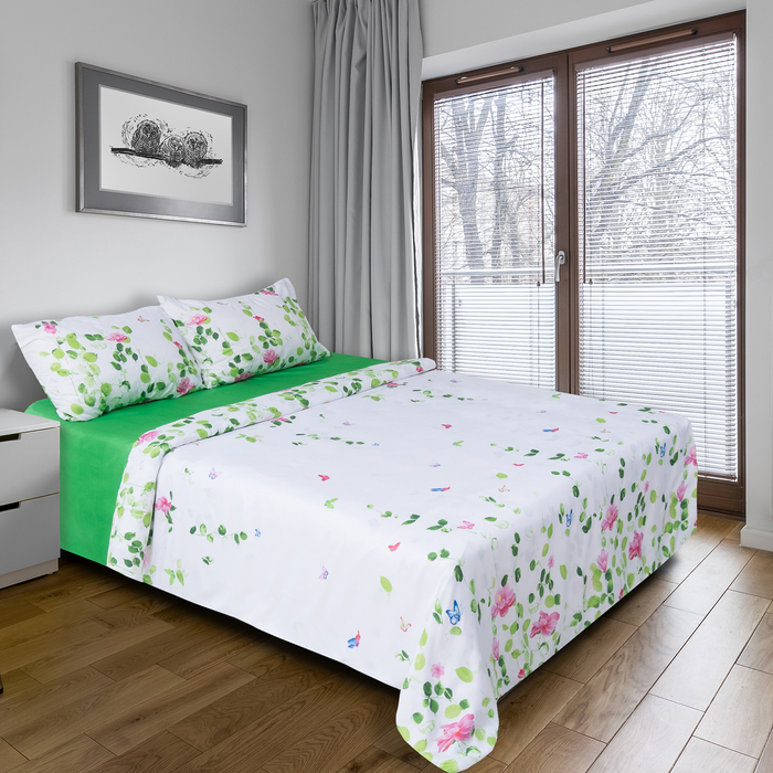 Постельное бельё "Этель" 2 сп. Инди 180х210 см, 220х240 см, 50х70 ± 3 см - 2 шт., новосатин