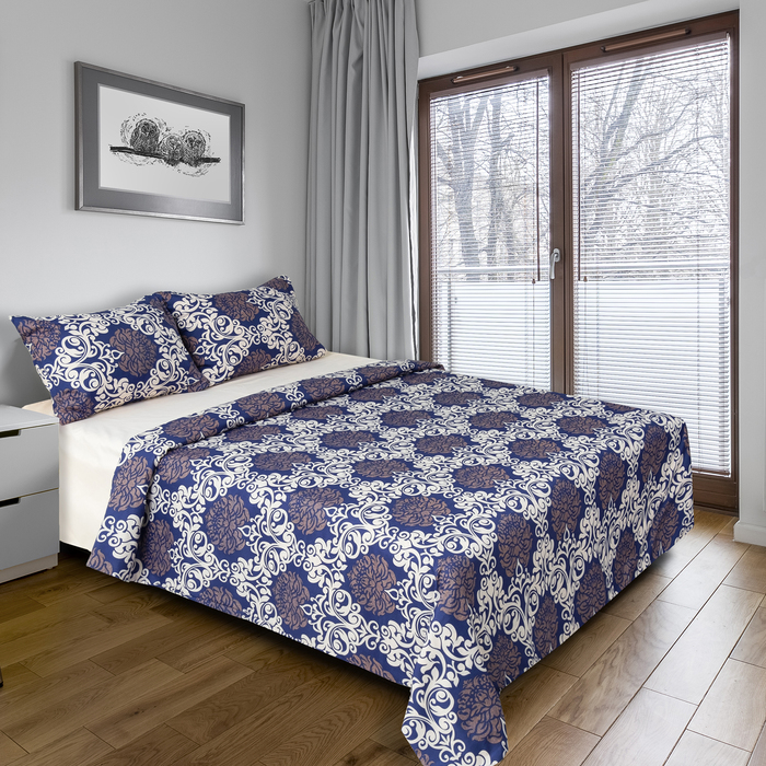 Постельное бельё "Этель" 2 сп. Судьба 180х210 см, 220х240 см, 50х70 ± 3 см - 2 шт., новосатин