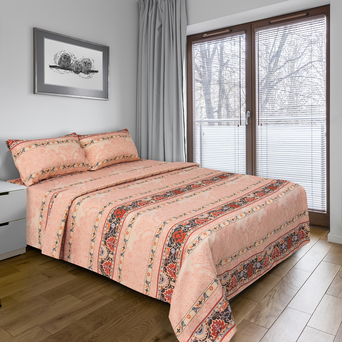 Постельное бельё "Этель " 2 сп. Ребекка 180х210 см, 220х240 см, 50х70 ± 3 см - 2 шт., новосатин