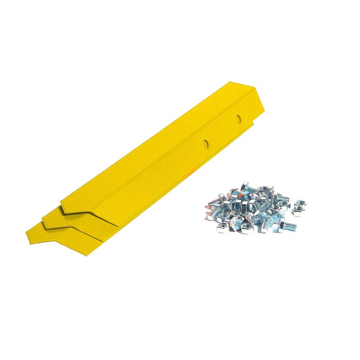 Клумба оцинкованная, 150 х 15 см, жёлтая, «Терция»