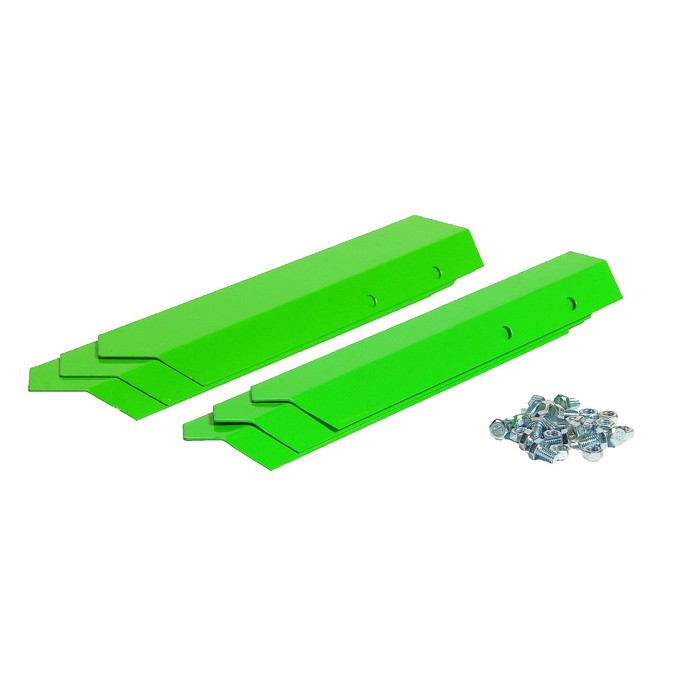 Клумба оцинкованная, 150 х 15 см, зелёная, «Терция»