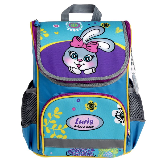 Ранец Стандарт Luris Мишутка 34*25*13 дев эргоном.спинка "Зайка"