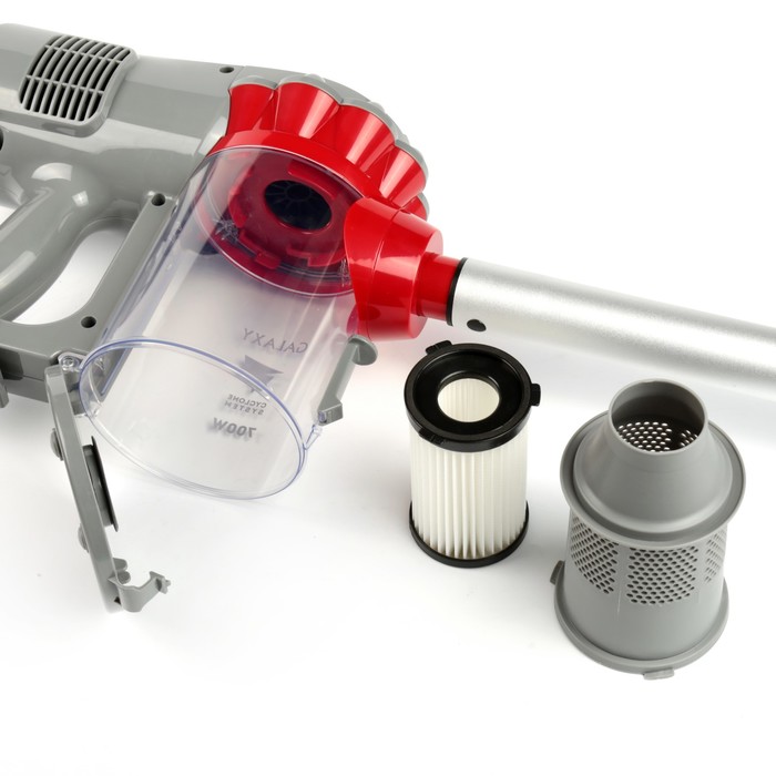 Пылесос Galaxy GL 6255, 700 Вт, мощность всасывания 100 Вт, объем контейнера 0.5 л, циклон