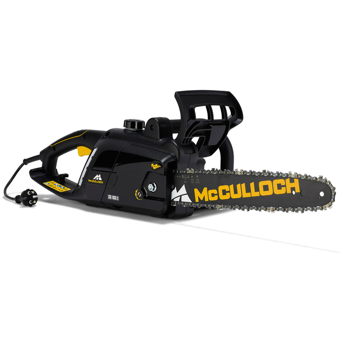 Электрическая цепная пила McCulloch CSE 1835, 1800 Вт, шина 14", цепь 3/8", 52 зв., 1.3мм