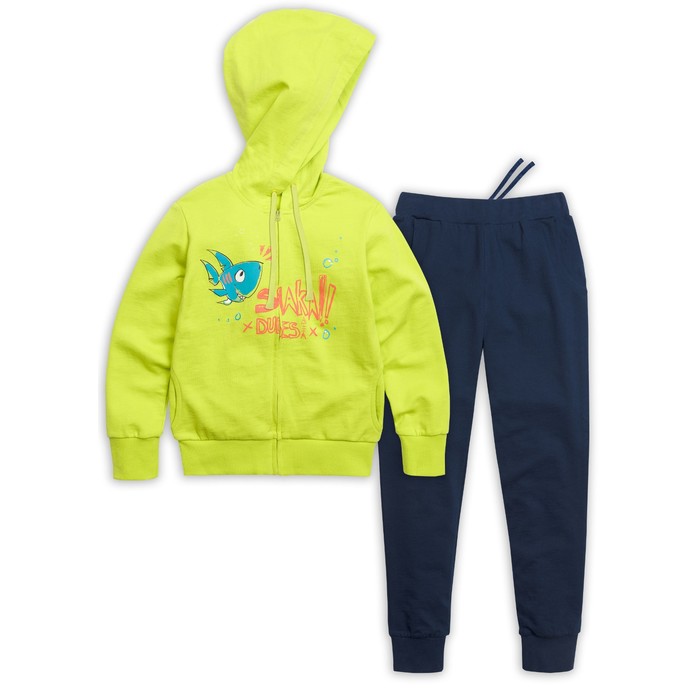 Комплект для мальчика (куртка, брюки), рост 92 см, цвет яблочный