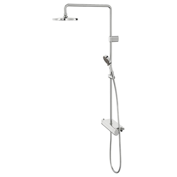 Комплект для душа термостатический смеситель БРОГРУНД, хромированный