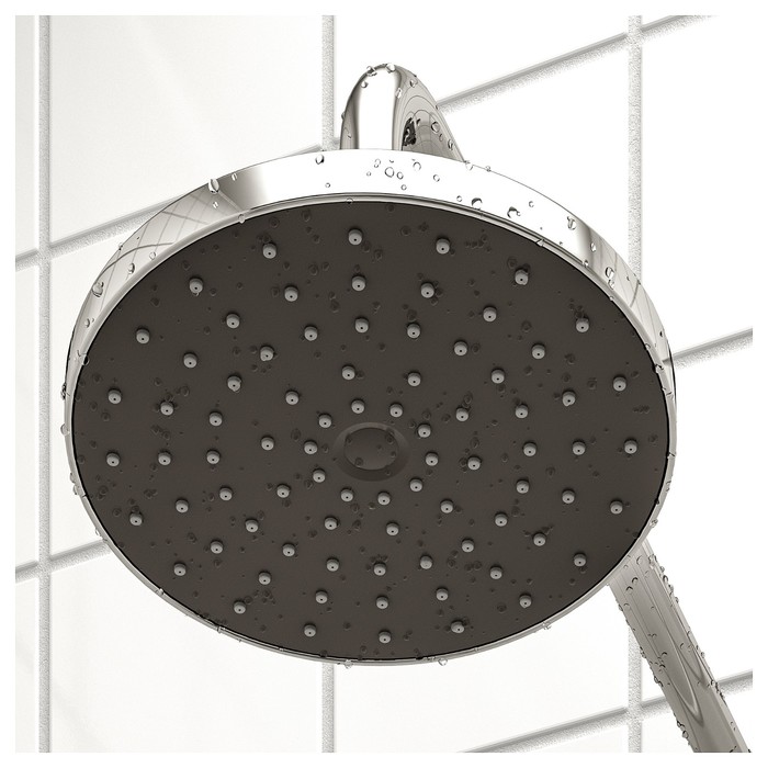 Комплект для душа термостатический смеситель БРОГРУНД, хромированный