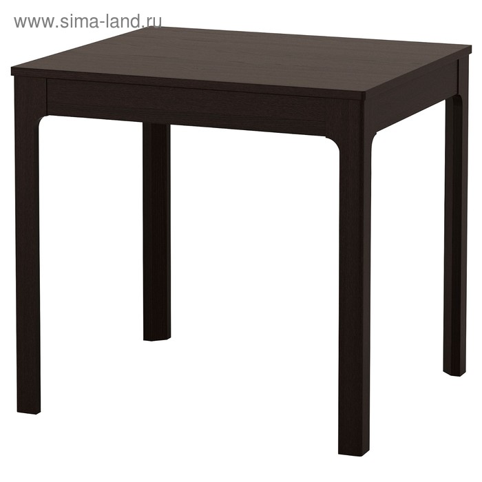 фото Раздвижной стол экедален, 80-120x70 см, темно-коричневый ikea