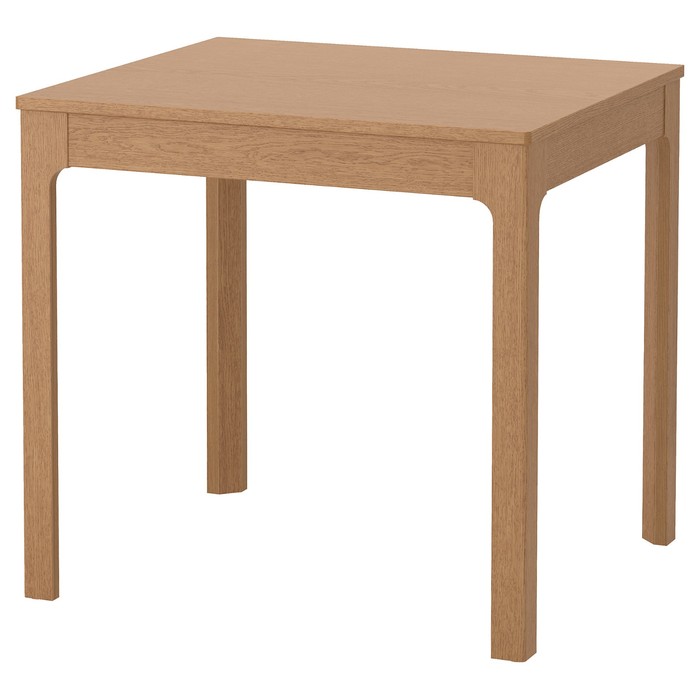Раздвижной стол ЭКЕДАЛЕН, 80-120x70 см, дуб