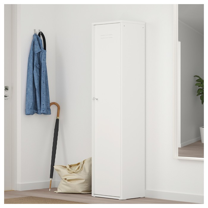Шкаф с дверью ИВАР, 40х30х160 см, белый