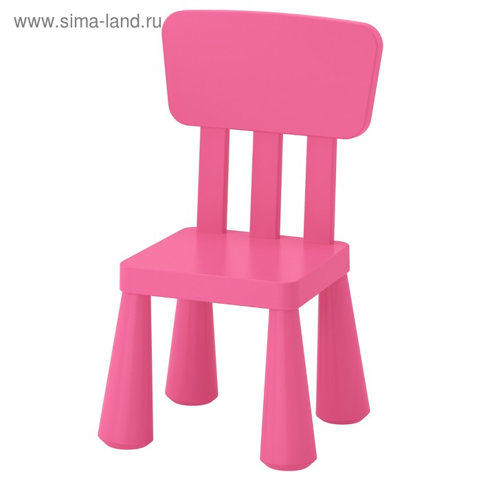 Детский стул МАММУТ, для дома и улицы, розовый фото
