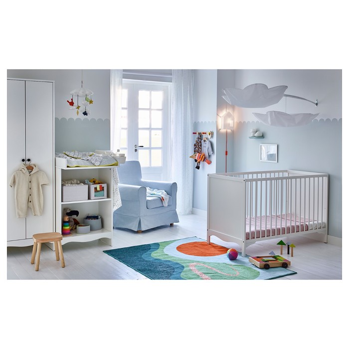 Шкаф платяной СОЛГУЛЬ, белый