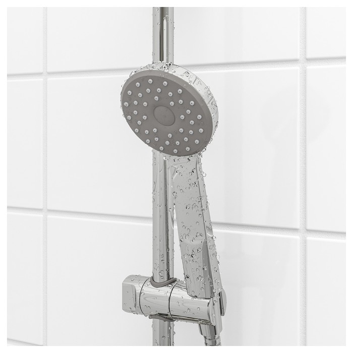 Душевая штанга с ручным душем ВАЛЛАМОССЕ, хромированный