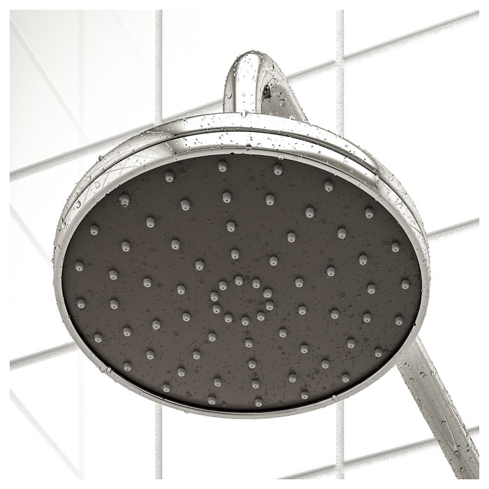 Лейка-ручной душ с дивертором ВОКСНАН, хромированный