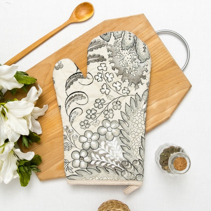 Прихватка-Рукавица Романтика "Серебряный век" 18х28