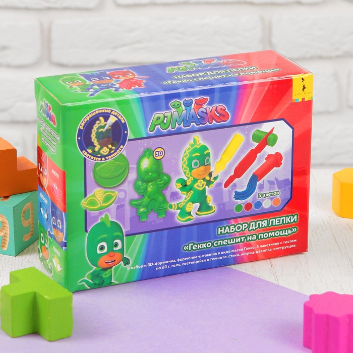 Набор для лепки "Гекко спешит на помощь" PJ Masks 33497