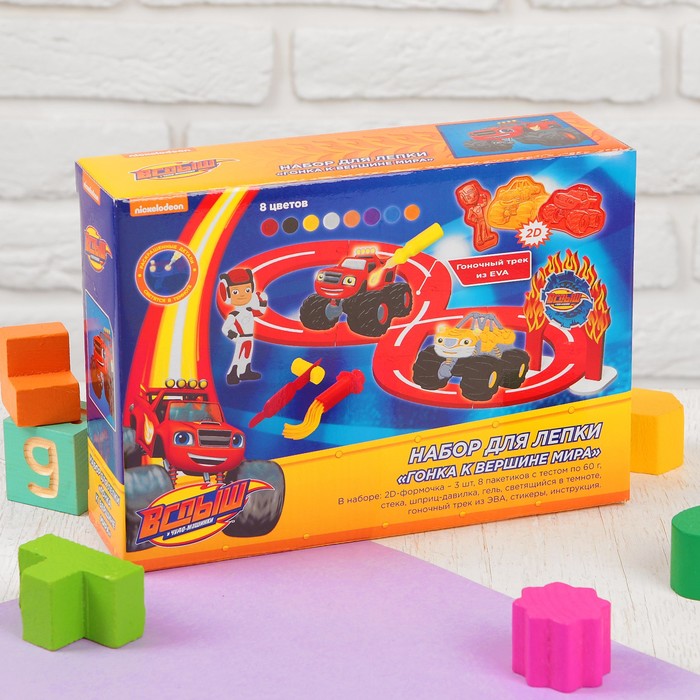Набор для лепки "Гонка к вершине мира" ТМ Вспыш 33530