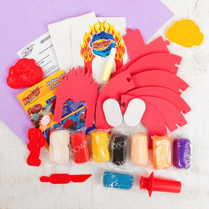 Набор для лепки "Гонка к вершине мира" ТМ Вспыш 33530