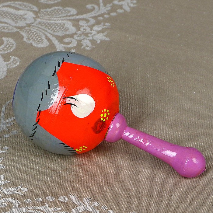 Погремушка «Зайка», шар, 11 см