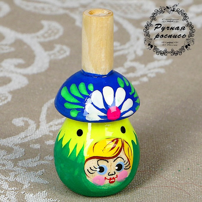 Свистулька «Грибочек», 6 см, микс