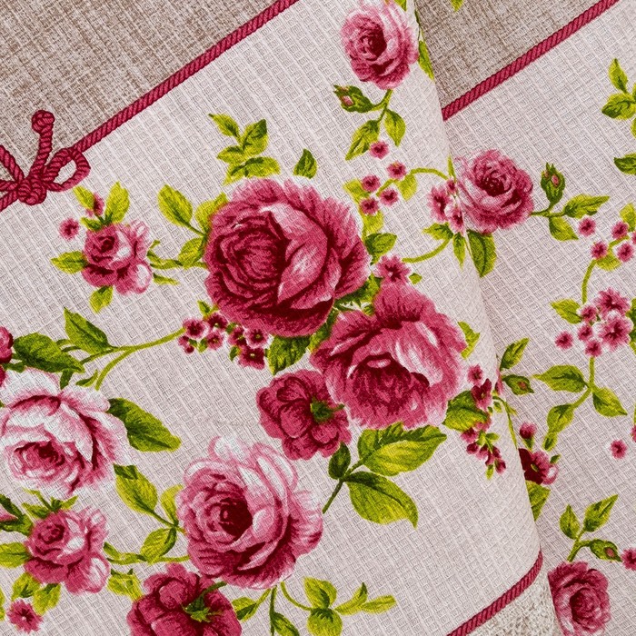 Комплект вафельных полотенец Романтика "Английский сад" 50х70 см (2шт),170 г/м2,хл100%