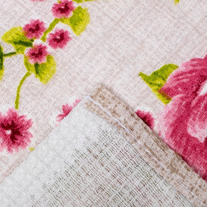 Комплект вафельных полотенец Романтика "Английский сад" 50х70 см (2шт),170 г/м2,хл100%