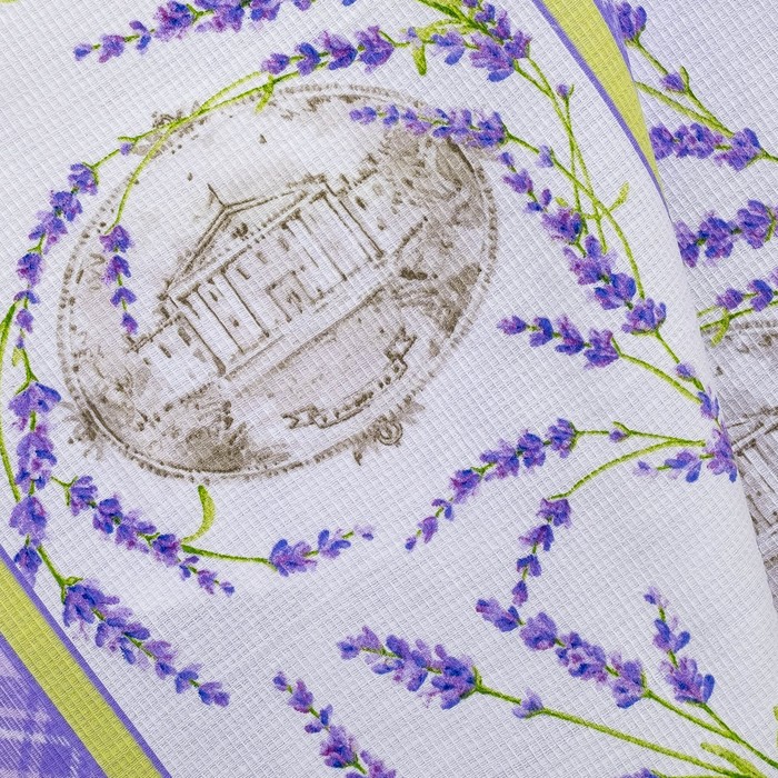 Комплект вафельных полотенец Романтика "Аромат лаванды" 50х70 см (2шт),170 г/м2,хл100%