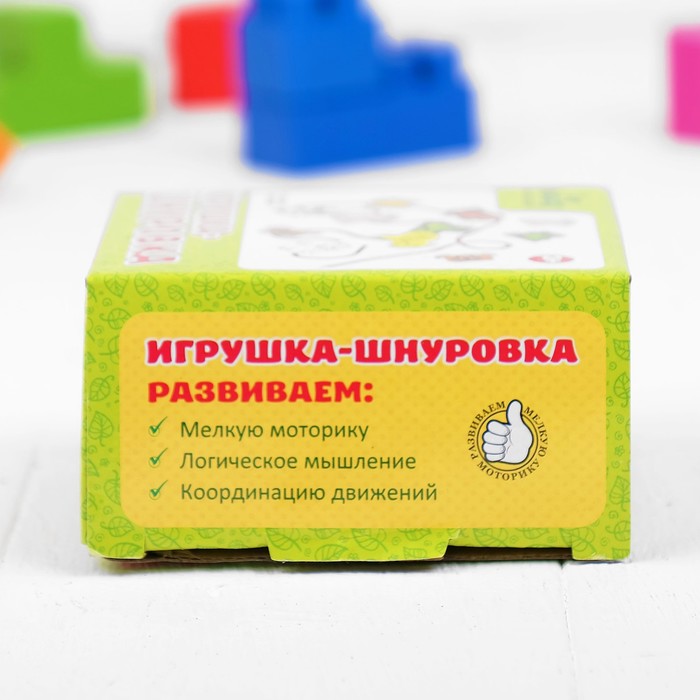 Шнуровка "Животные", 24 детали