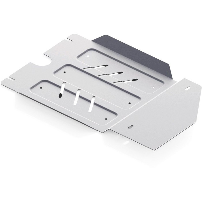 Защита КПП Rival для Toyota Hilux (V - 2.5d; 3.0d) 2007-2015, крепеж в комплекте, алюминий 4 мм