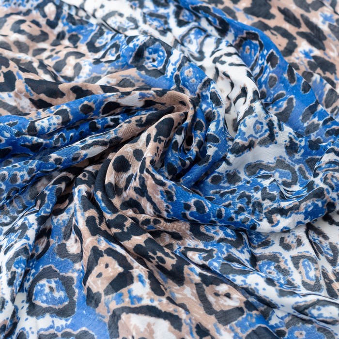 Шарф женский, р-р 70х200, цвет синий 3 1 1 3 23