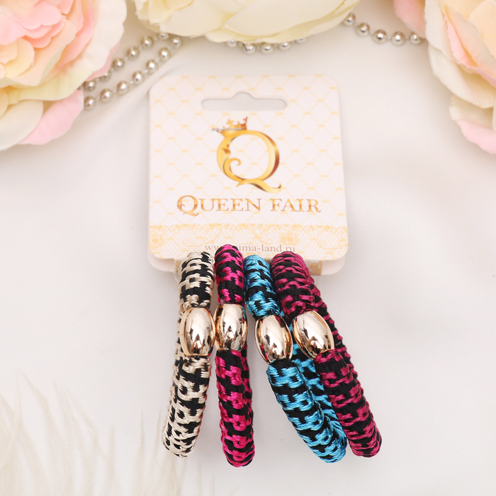 Резинка для волос "Спорт" 5,5 см (цена за штуку) плетение