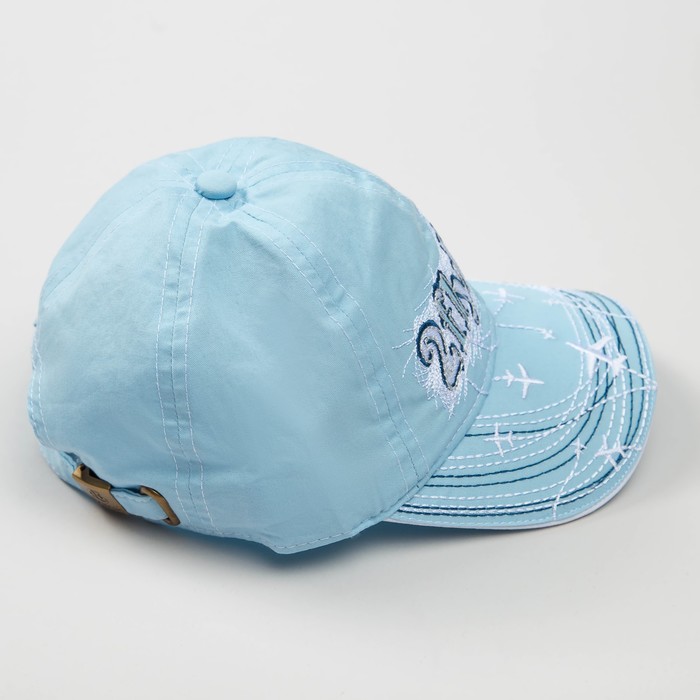 Кепка "Бейсболка" для мальчика, размер 48-50, цвет голубой 3716-118