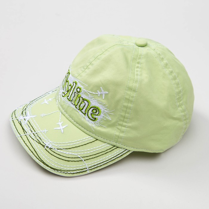 Кепка "Бейсболка" для мальчика, размер 48-50, цвет салатовый 3716-118