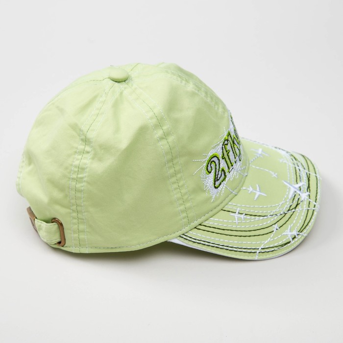 Кепка "Бейсболка" для мальчика, размер 48-50, цвет салатовый 3716-118