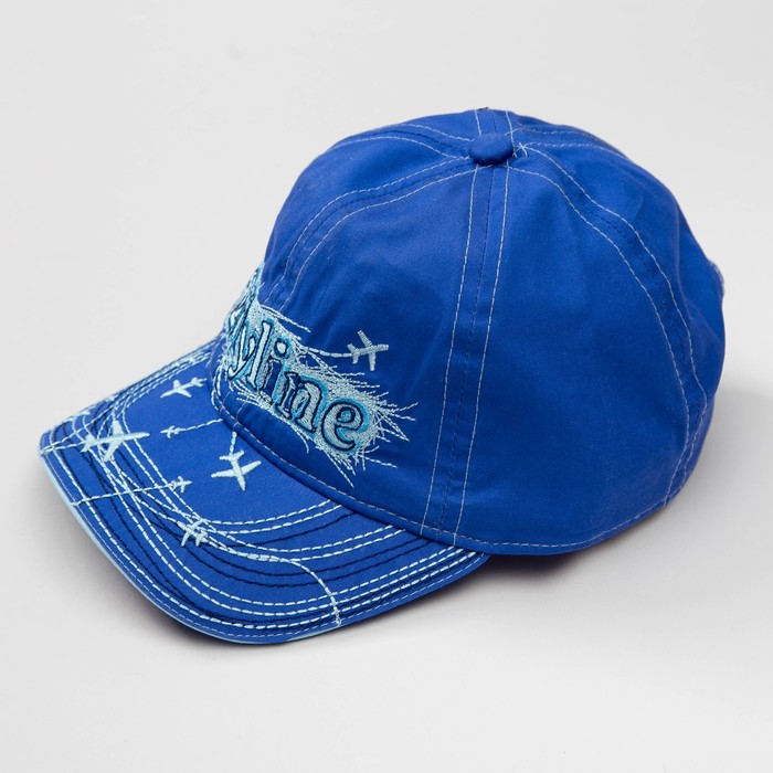 Кепка "Бейсболка" для мальчика, размер 48-50, цвет синий 3716-118