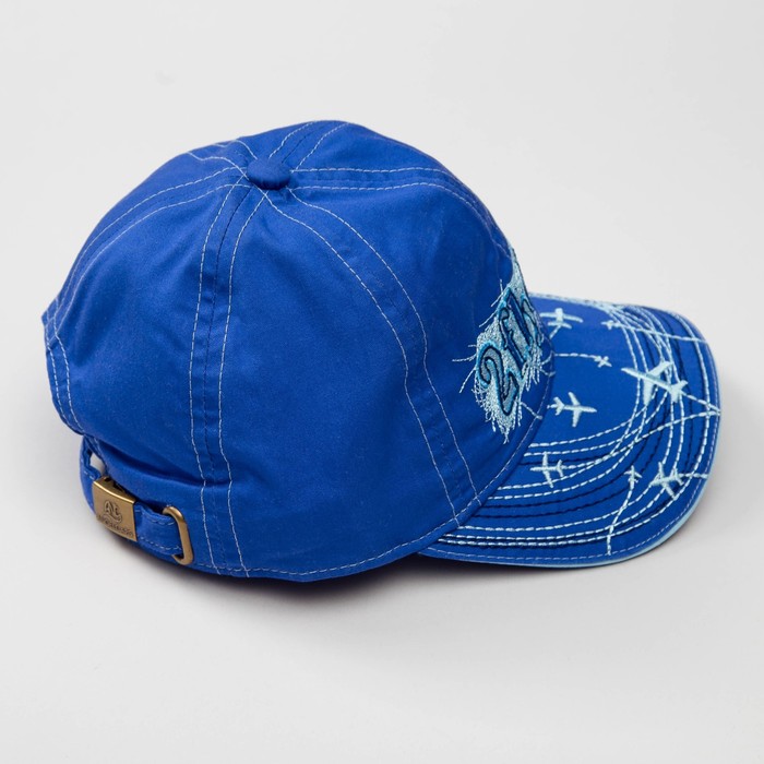 Кепка "Бейсболка" для мальчика, размер 48-50, цвет синий 3716-118