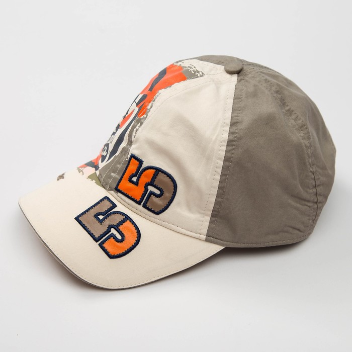 Кепка "Бейсболка" для мальчика, размер 54-56, цвет бежевый 3827