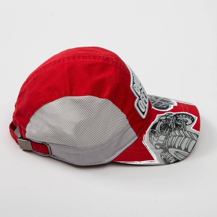 Кепка "Бейсболка" для мальчика, размер 52-54, цвет красный 3837