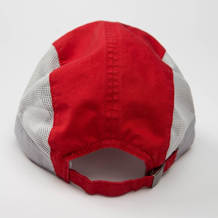 Кепка "Бейсболка" для мальчика, размер 52-54, цвет красный 3837