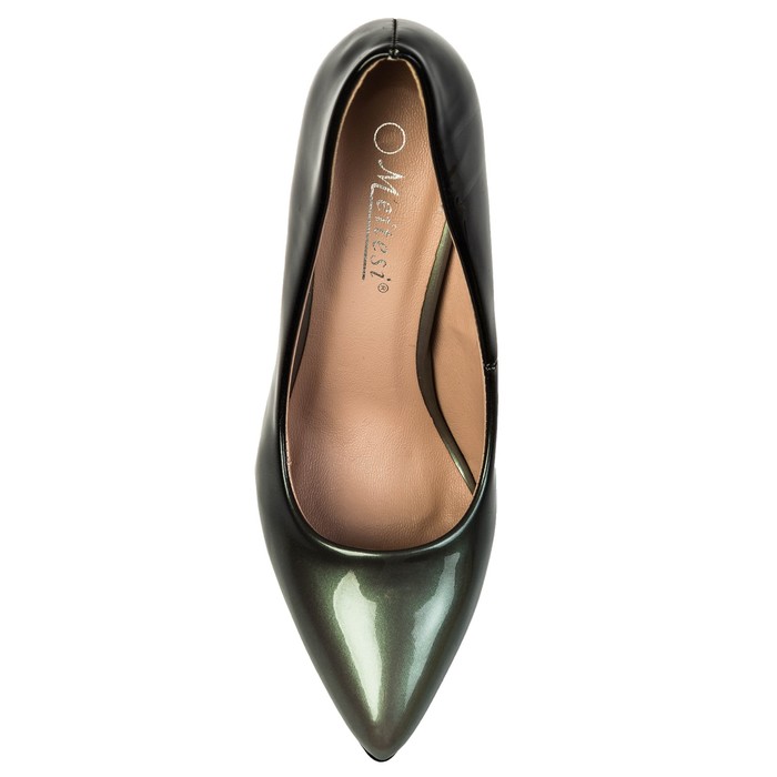 Туфли женские, цвет серебро, размер 35