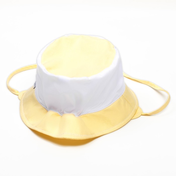 Панама для мальчика, размер 42-44 см, цвет жёлтый 1800