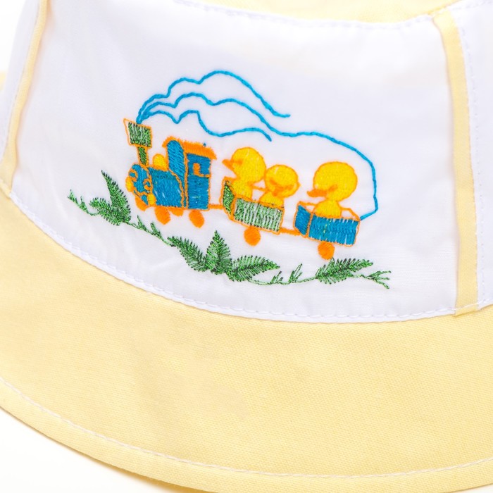 Панама для мальчика, размер 48-50 см, цвет жёлтый 1800