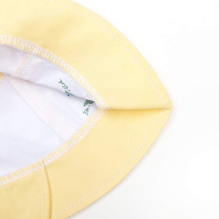 Панама для мальчика, размер 48-50 см, цвет жёлтый 1800