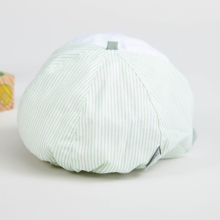 Кепка для мальчика, размер 44 см, цвет салатовый 1807