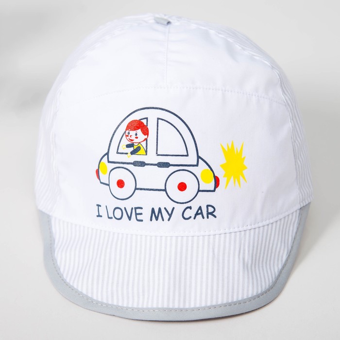 Кепка для мальчика, размер 44 см, цвет серый 1807