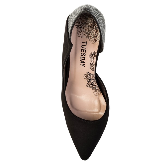 Туфли женские, цвет чёрный, размер 40