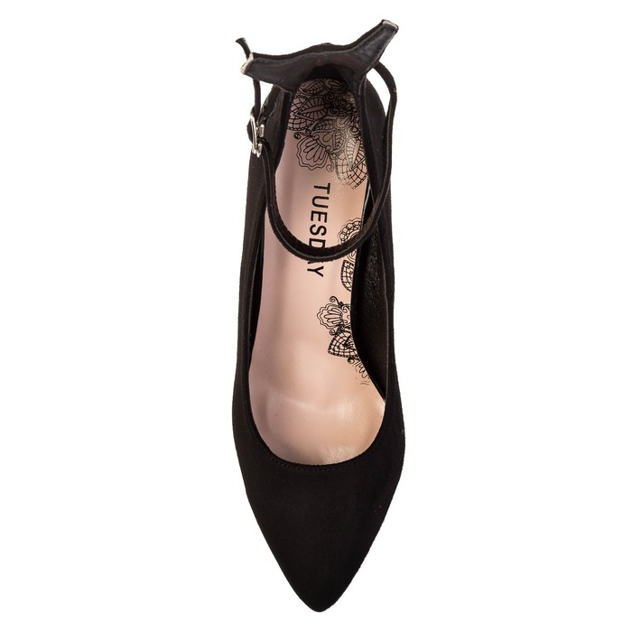 Туфли женские, цвет чёрный, размер 40