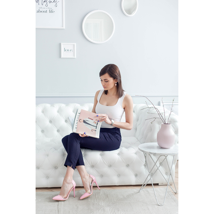 Туфли женские, цвет розовый, размер 39